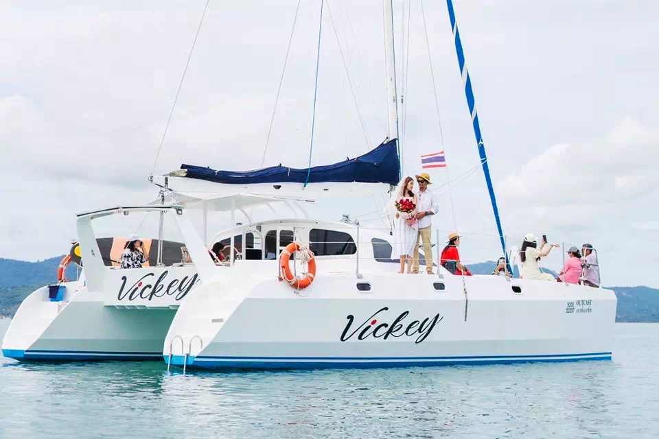 Rent a catamaran Vickey on Koh Samui image 2